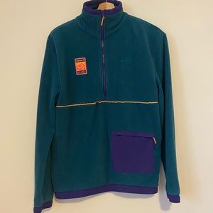 Adidas retro fleece half-zip